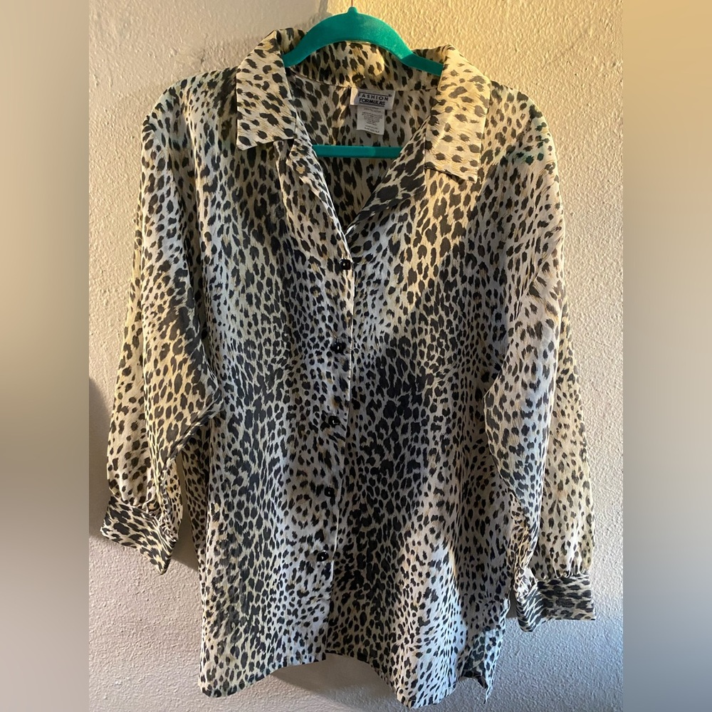 Fashion Forms Leopard Print Blouse